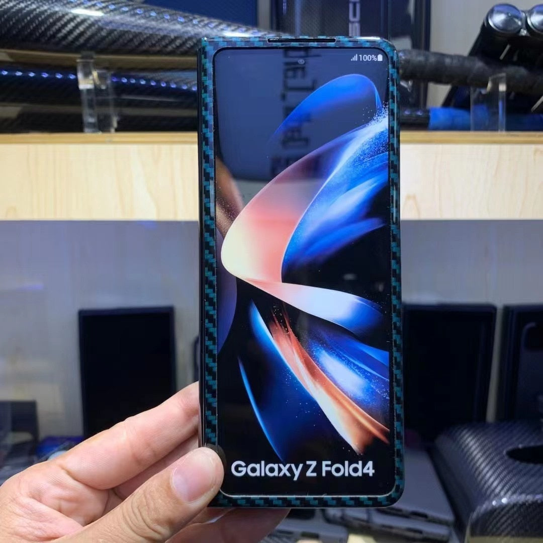 YTF-Carbon Fiber Case For Samsung Galaxy Z Fold - Premium Mobile Phone Cases from Dressmycell.com - Just $44.00! Shop now at Dressmycell.com YTF-Carbon Fiber Case For Samsung Galaxy Z Fold - Premium Mobile Phone Cases from Dressmycell.com - Just $44.00! Shop now at Dressmycell.com